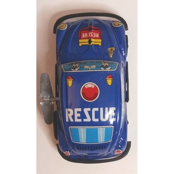 MTU Toys Volkswagon Beetle Rescue 1970s Wind Up Korea Excellent Condition - Picture 7 of 9